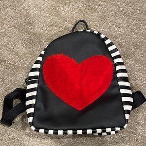 Betsey Johnson heart backpack